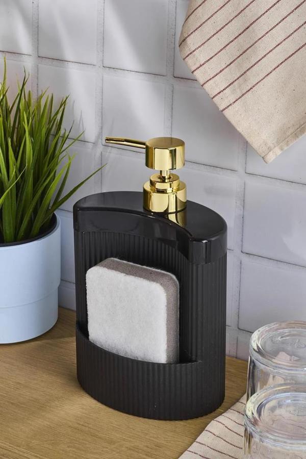 Perotti Montana Oval Sıvı Sabunluk Siyah 540 Ml 16509 - Image 1