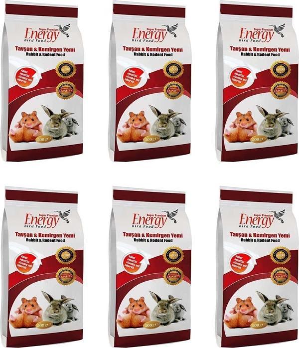 Pet Food Energy Tavşan & Kemirgen Yemi 500 G - 6 Adet - Image 1