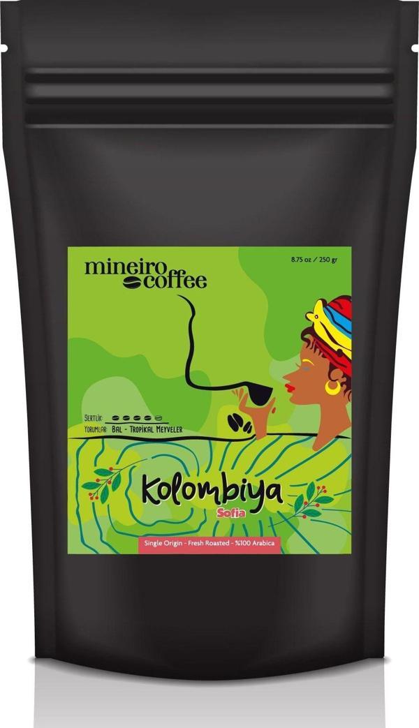 Mineiro Coffee Kolombiya Sofia 250Gr Kahve - Image 1
