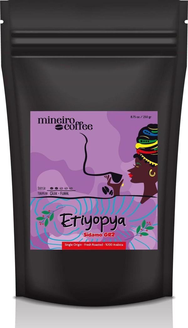 Mineiro Coffee Etiyopya Sidamo 1 Kg. Kahve - Image 1
