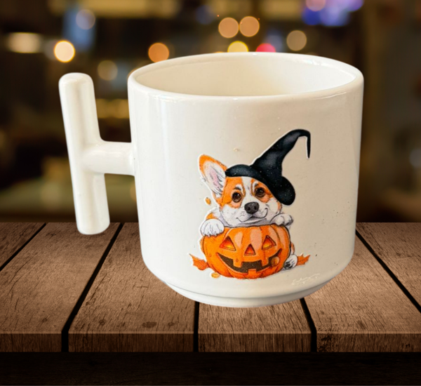 SERAMİK BARDAK T SAP HALLOWEN DOG - Image 1