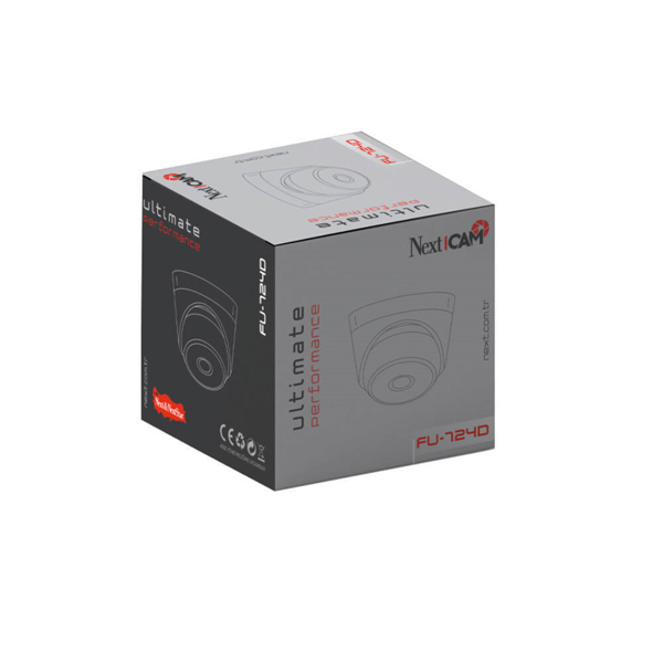 Nextcam Fu-724D 2 Mp Ahd Dome Kamera - Image 1