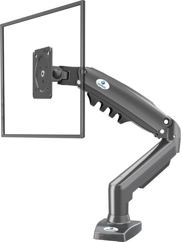 Vontech F80-MNT01 Alüminyum Amortisörlü 17"-30"  Tek Kollu Monitör Aparatı - Image 1