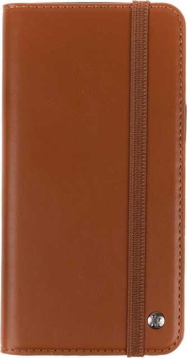 KZY İletişim Xiaomi Redmi Note 9 Pro Kapak 2 si 1 Arada Tak Çıkar Cüzdanlı Deri Kılıf - Kahverengi - Image 1