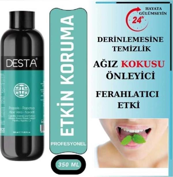 Desta Ağız Ve Diş Bakım Solüsyonu 2X350 Ml ( 2 Adet ) - Image 1