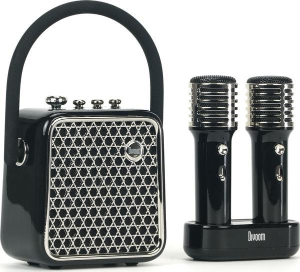 Divoom SongBird-SE Siyah Çift Mikrofonlu 18W Bluetooth Hoparlör - Image 1