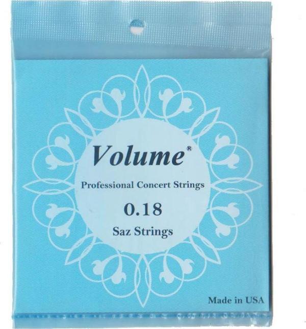 Volume 0.18 Profesyonel Kısa Sap Bağlama Teli (Topuzlu) - Image 1