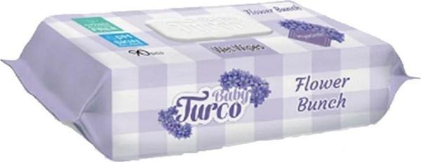 Baby Turco Çiçek Demeti Karma 6X90 540 Yaprak Islak Bebek Havlusu - Image 1