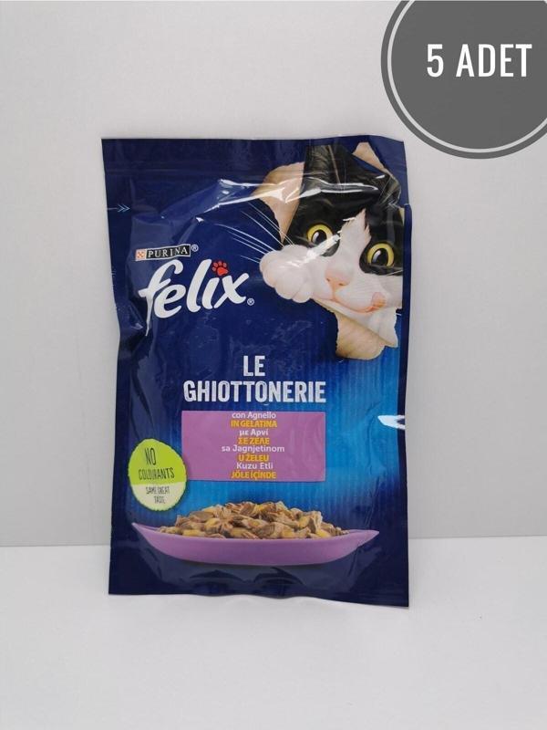 Felix Kuzu Etli Yaş Kedi Maması 85Gr - Image 1