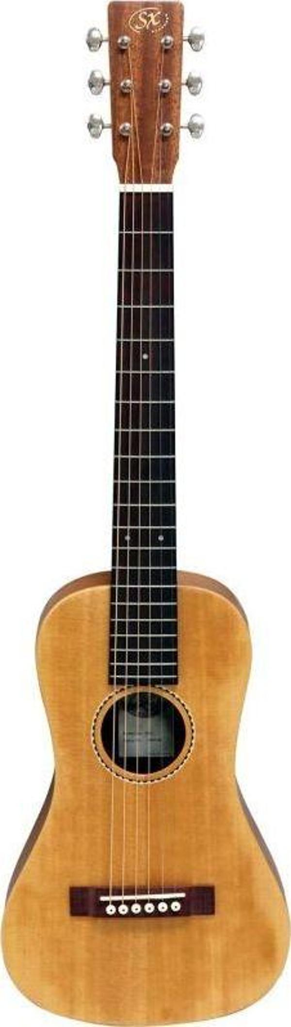 SX TG1 Traveller Akustik Gitar (Natural) - Image 1