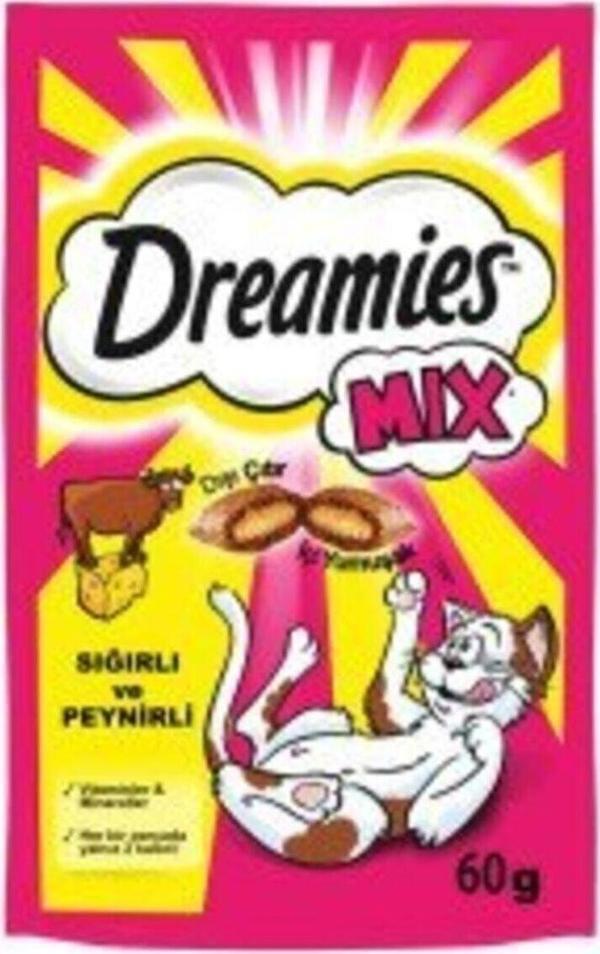 Dreamies Dreamıes Peynirli & Sığırlı Mix 60G - Image 1