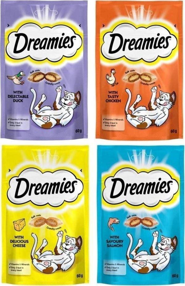 Dreamies Kedi Ödülü Karışık Avantaj Paketi 4'Lü - Image 1