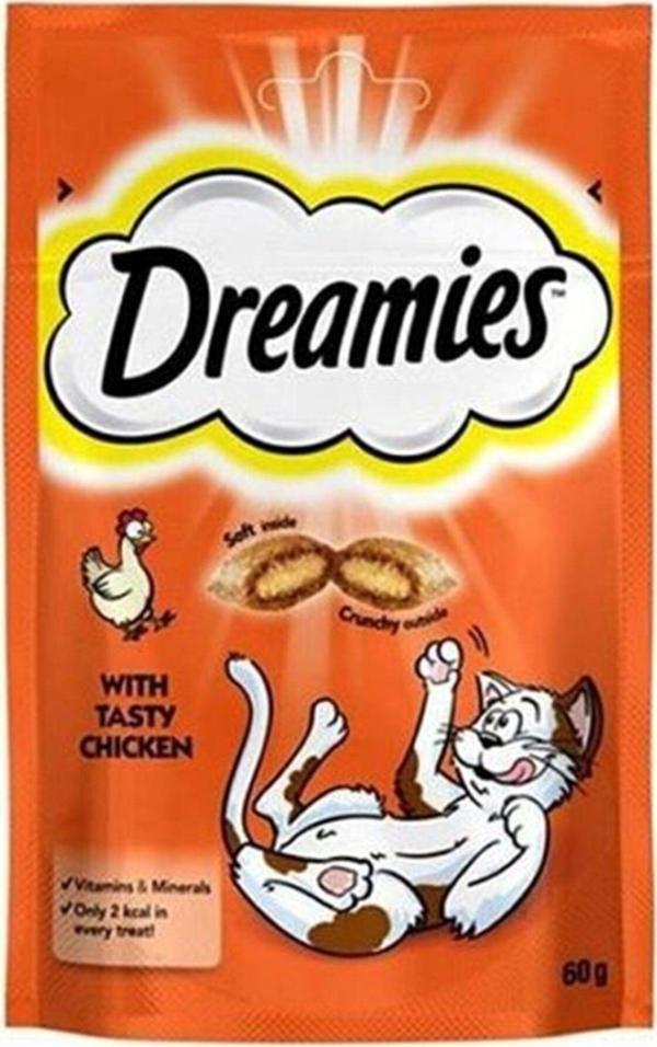 Dreamies Whiskas Tavuklu Kedi Ödül Bisküvisi 60Gr - Image 1