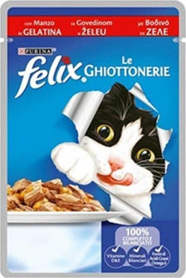 Felix Junior Sığır Etli Yavru Kedi Pouch 20 Adet - Image 1