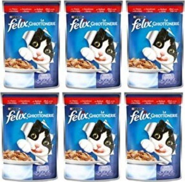 Felix Sığır Etli Pouch 6Li - Image 1