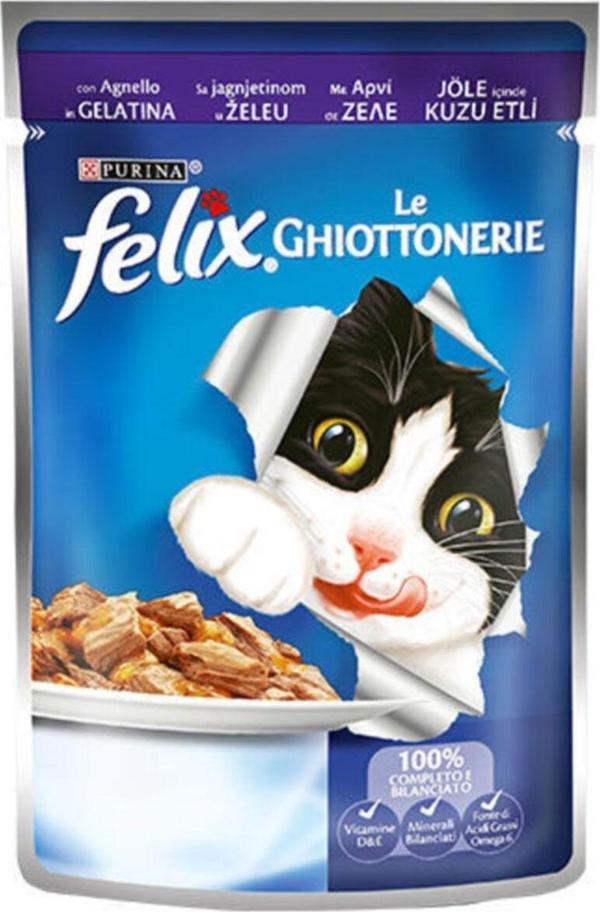 Felix Kuzu Etli Kedi Pouch Sıvı 20 Li Set - Image 1