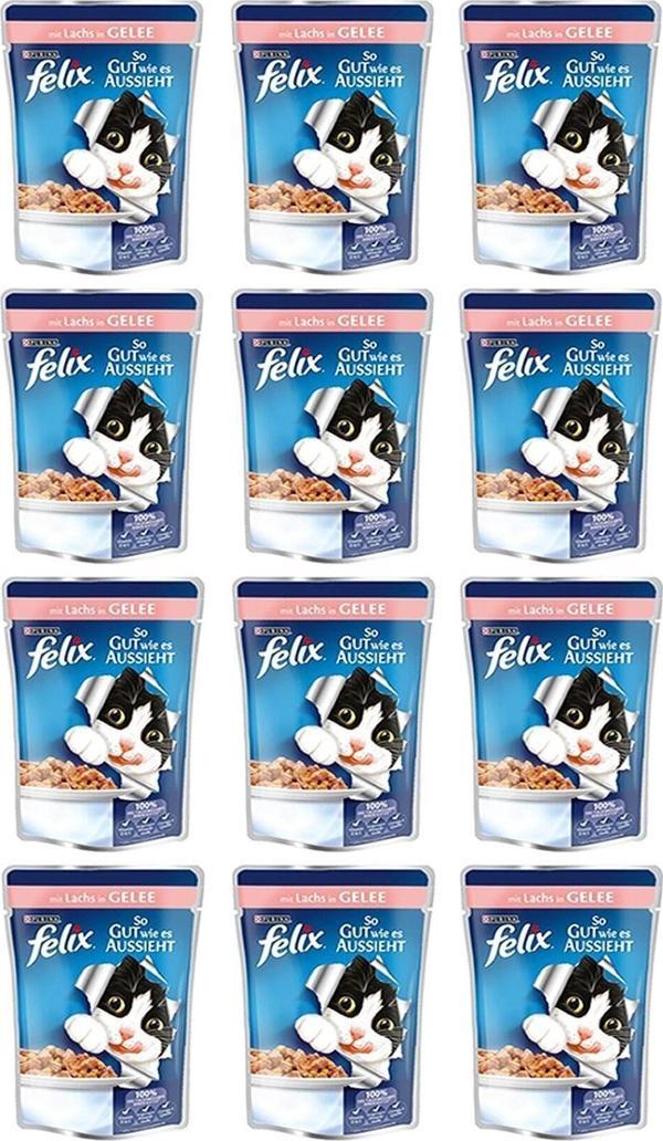 Felix Somonlu Pouch Yaş Kedi Maması 12Al 10Öde - Image 1