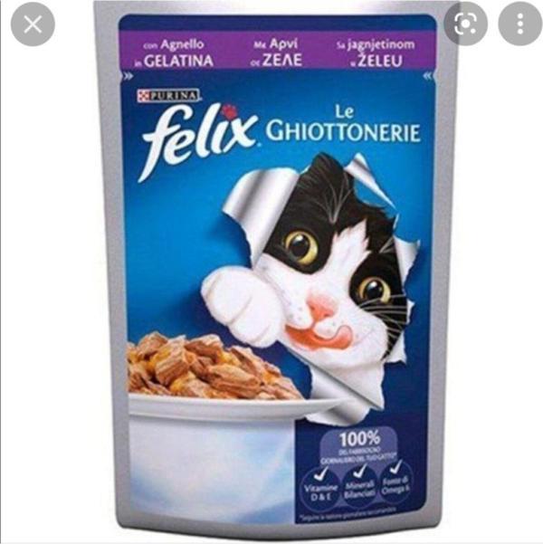Felix Kuzu Etli Pouch Yaş Kedi Maması 20 Adet - Image 1