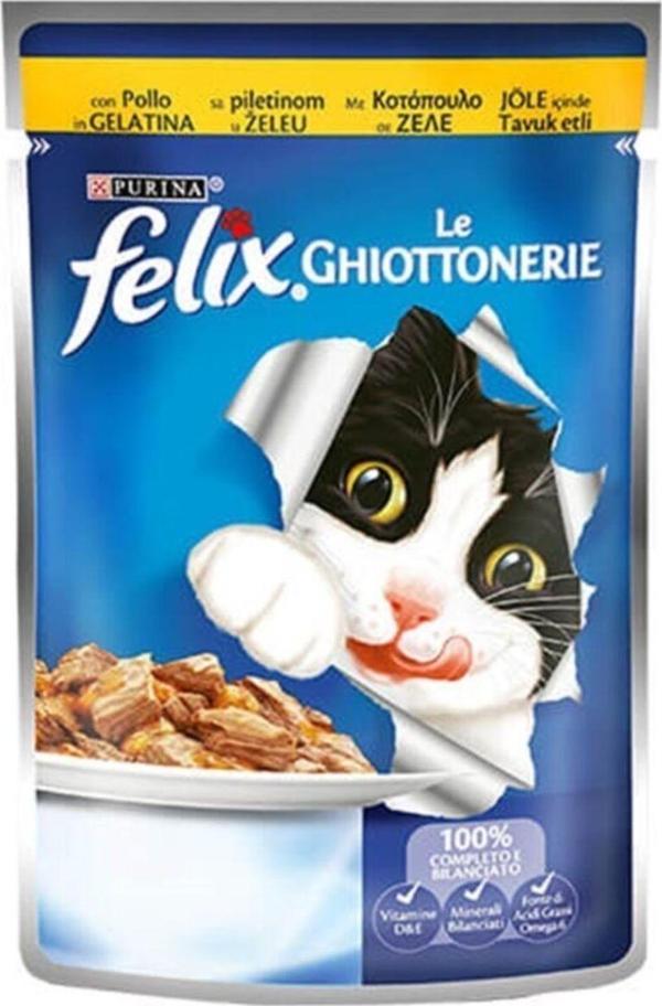 Felix Tavuklu Yetişkin Kedi Pouch 6 Adet Avantaj Paketi - Image 1