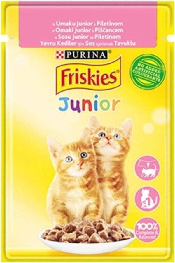 Friskies Yavru Tavuklu Yaş Kedi Maması *26 Adet - Image 1