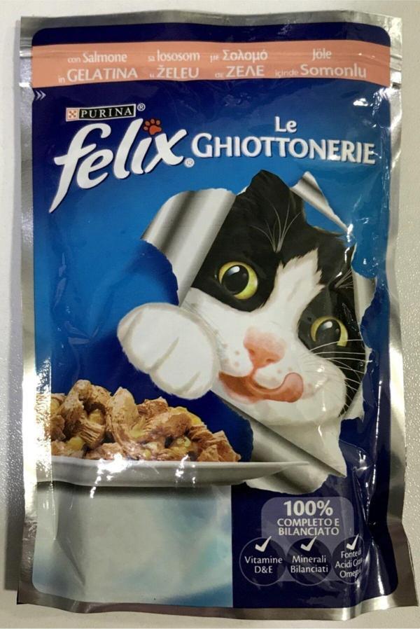 Felix Purina Somonlu Yetişkin Kedi Pouch X 5 Adet - Image 1