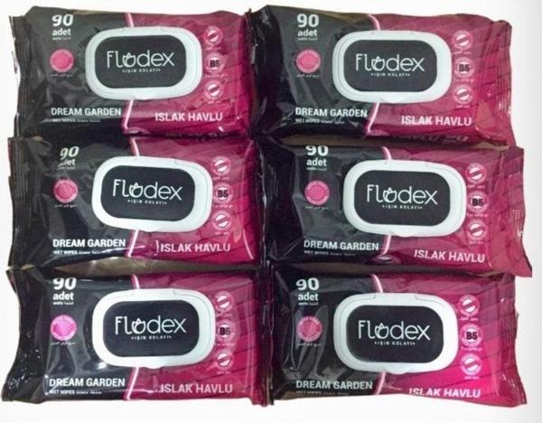 FLODEX Islak Havlu Dream Garden 90 Lı 6 Adet - Image 1