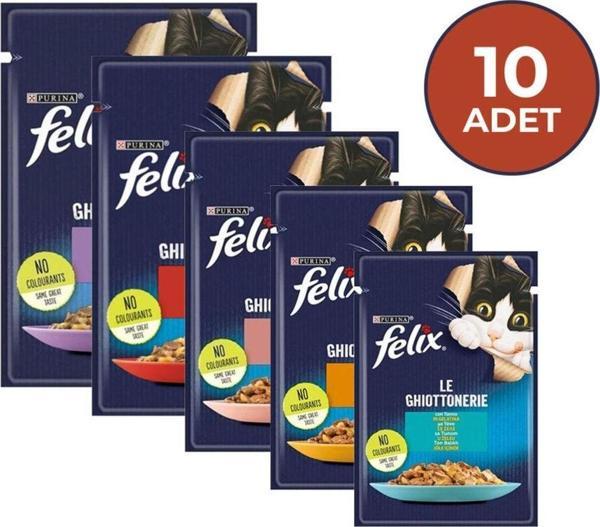 Purina Karışık Yetişkin Kedi Yaş Maması - 85 Gr X 10 Adet - Image 1