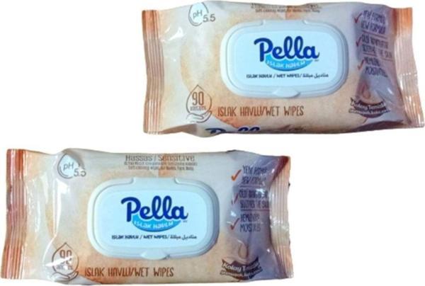 pella Kapaklı 2Li Islak Havlu 90Lı - Image 1