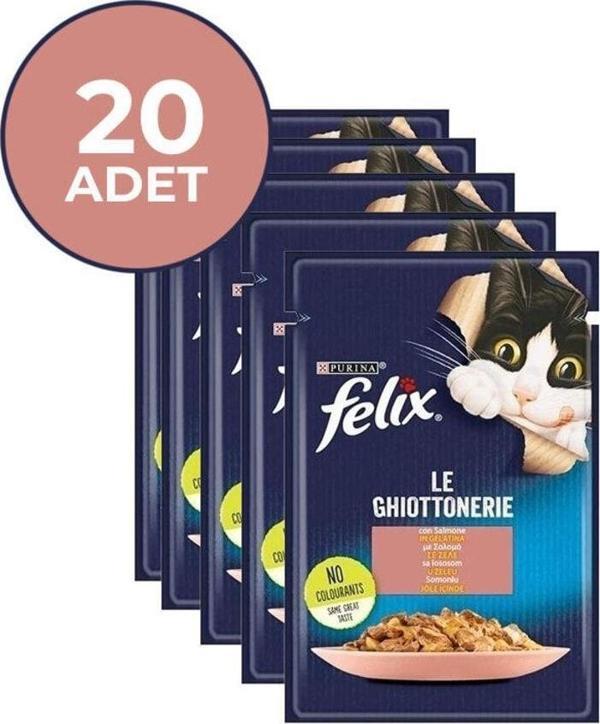 Purina Somonlu Yetişkin Kedi Yaş Maması - 85 Gr X 20 Adet - Image 1