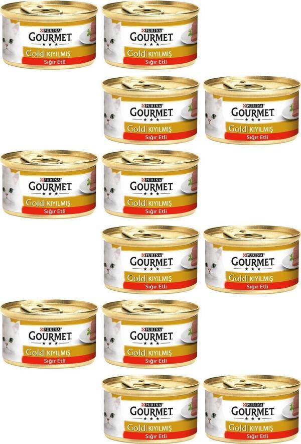 Purina 12 Adet Gourmet Gold Kıyılmış Sığır Eti 85 Gr - Image 1