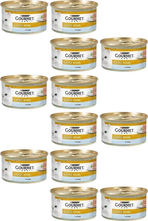 Purina 12 Adet Gourmet Gold Kıyılmış Ton Balığı 85 Gr - Image 1