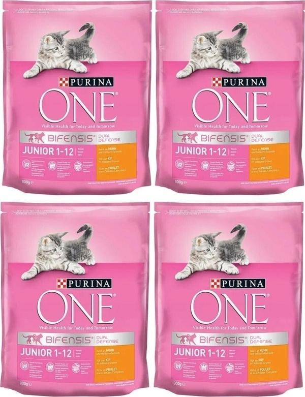 Purina One Tavuklu Yavru Kedi Maması 800 Gr 4 Adet - Image 1