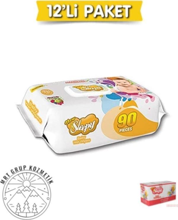 Sleepy Baby Sleepy Islak Havlu Mixed Fruits 12X90 Lı ( 1080 Yaprak ) - Image 1