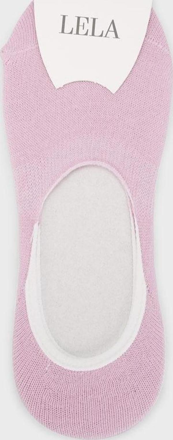 Lela Yumuşak Pamuklu Örme Babet Bayan Çorap 0070004 LİLA - Image 1