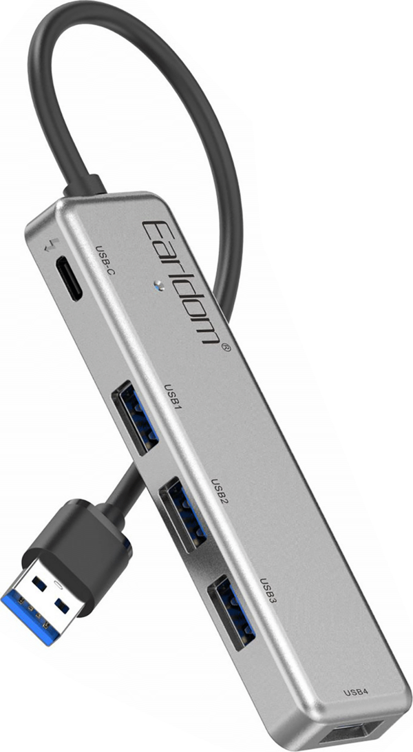 Fuchsia USB 3.0 Portlu Type-C Hub Çoklayıcı Adapter - Image 1