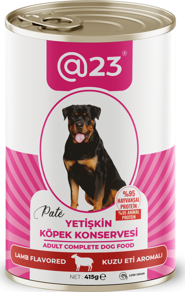 @23 Yetişkin Köpek Konservesi Kuzu Eti Aromalı 415 g - Image 1