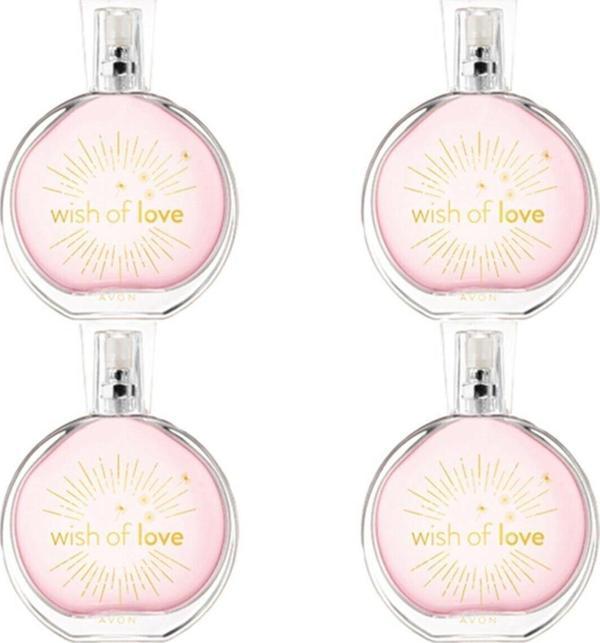 AVON Wish Of Love Edt 50 Ml Kadın Parfümü - 4 Adet - Image 1