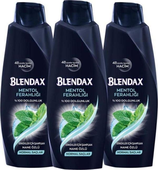Blendax Erkekler Için Mentollü Şampuan 500 Ml X 3 Adet - Image 1