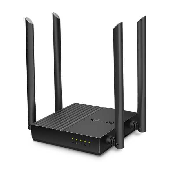 TP-LINK ARCHER C64, AC1200, 4Port, 400-867Mbps, Dual Band WiFi, Masaüstü, Gigabit, Router, Access Point - Image 1
