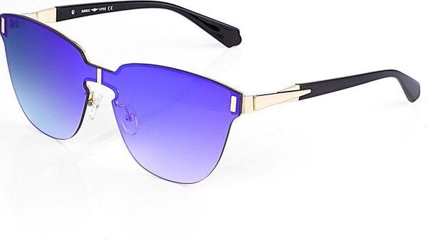 Angel Eyes Ae0032C4B4394 Mavi Aynalı Cat Eye Yekpare Çerçevesiz Kadın Güneş Gözlüğü - Image 1