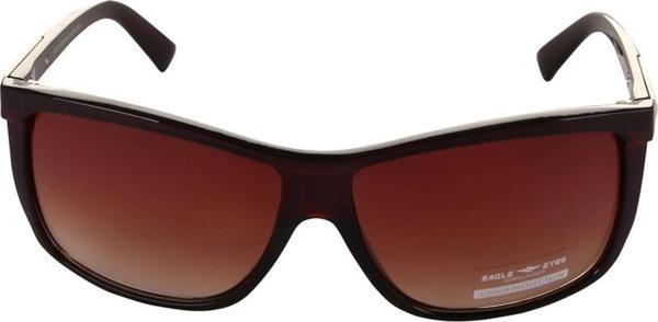 Angel Eyes Kadın Güneş Gözlüğü Cat Eyes Tasarım Gold Detaylı Siyah Çerceve Kahverengi Cam - Image 1