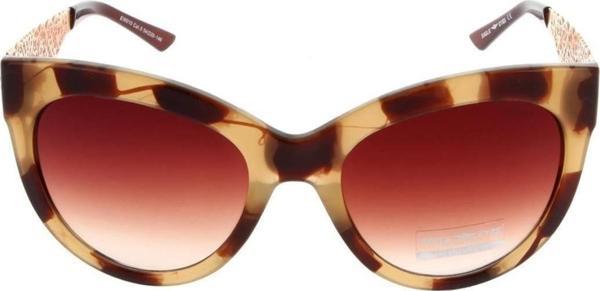 Angel Eyes Kadın Güneş Gözlüğü Cat Eyes Tasarım Gold Işlemeli Leopar Çerçeve Kahverengi Cam - Image 1