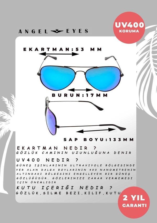 Angel Eyes Damla Mavi Kadın Güneş Gözlüğü W066Col1 - Image 1