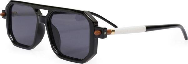 Angel Eyes Dikdörtgen Siyah Çerçeveli Unisex Güneş Gözlüğü Ae-1013C9 - Image 1