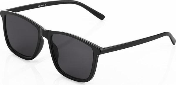 Angel Eyes Dikdörtgen Siyah Unisex Güneş Gözlüğü Yw-3551D - Image 1