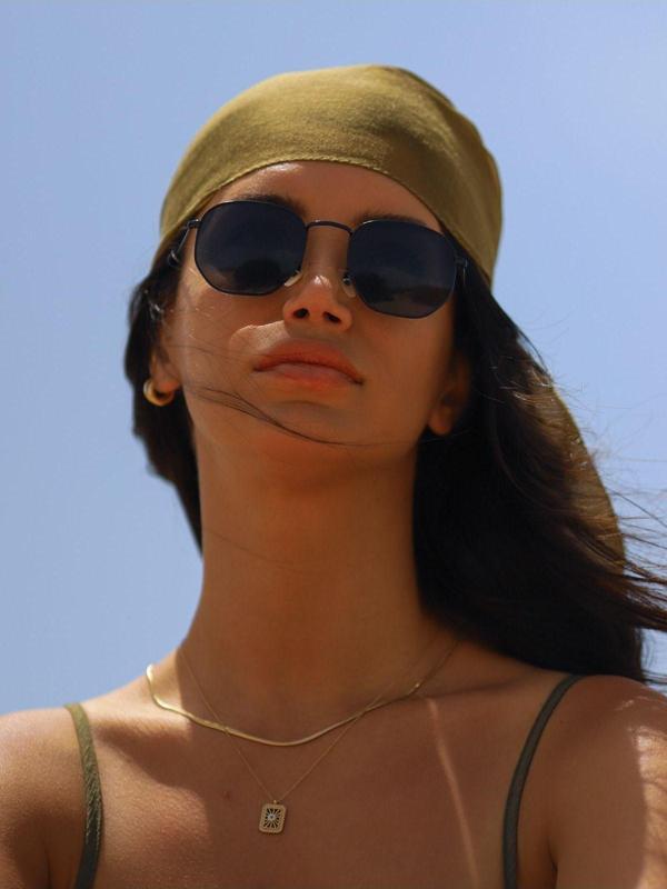 Angel Eyes Geometrik Yeşil Unisex Güneş Gözlüğü Ae3548Yc2B4564 - Image 1
