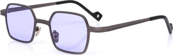 Angel Eyes Kadın Güneş Gözlüğü Metal Dikdörtgen Çerçeve Mor Cam - Image 1