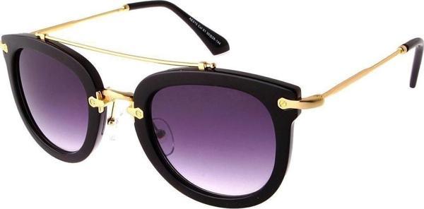 Angel Eyes Kadın Güneş Gözlüğü Oval Tasarım Gold Çerceve Degrade Cam - Image 1