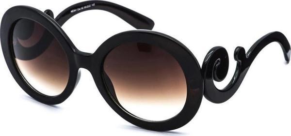 Angel Eyes Kadın Güneş Gözlüğü Oval Tasarım Siyah Çerceve Degrade Cam - Image 1