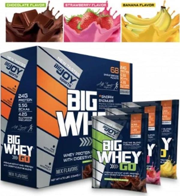 Bigjoy BigWhey Go Whey Protein Tozu 68 Mix Paket - Image 1